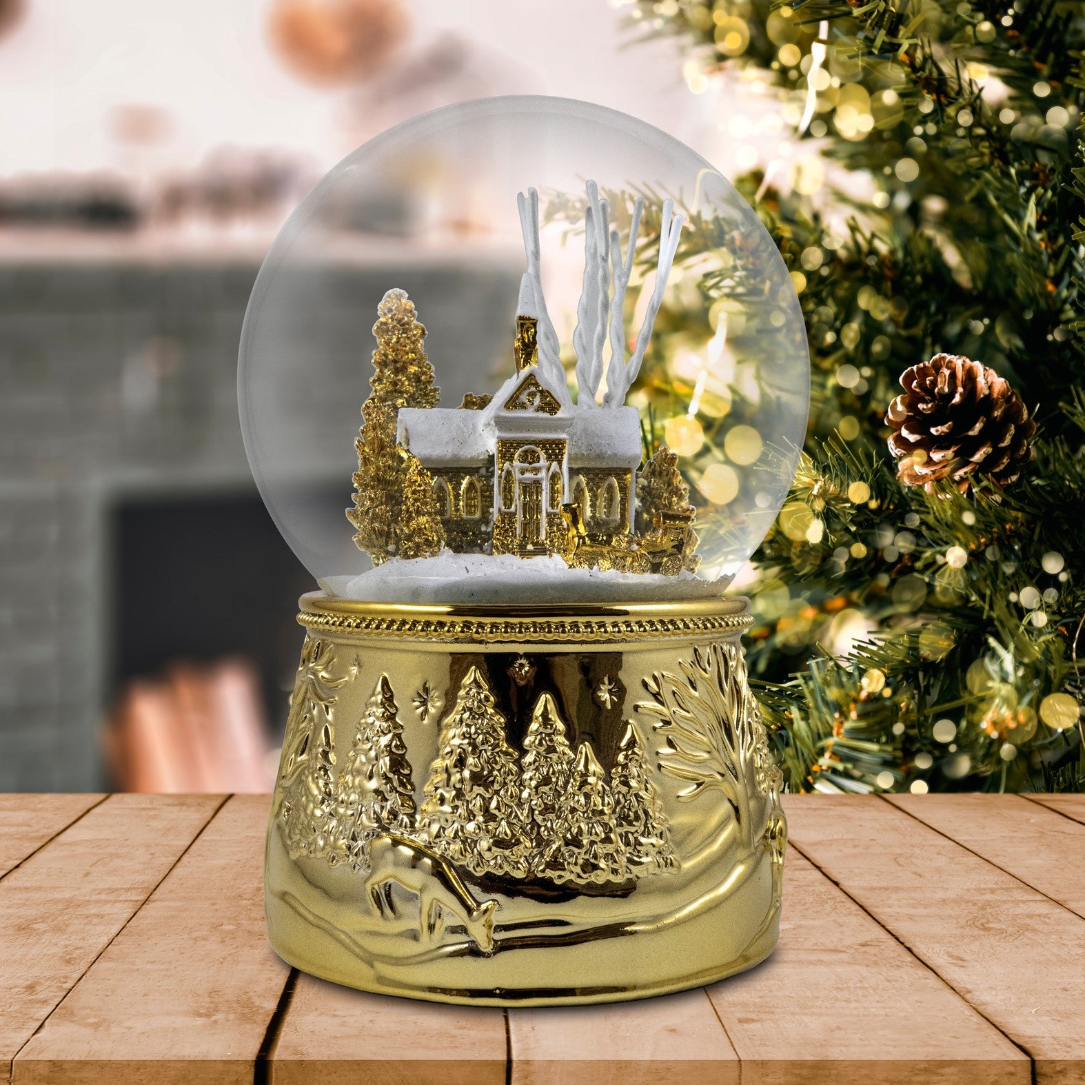 Rare Anastasia Crossroads Snow globe San Francisco Music Box Company / No  Box