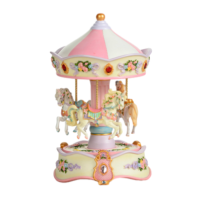 Classic Carousel-Pink - San Francisco Music Box Company