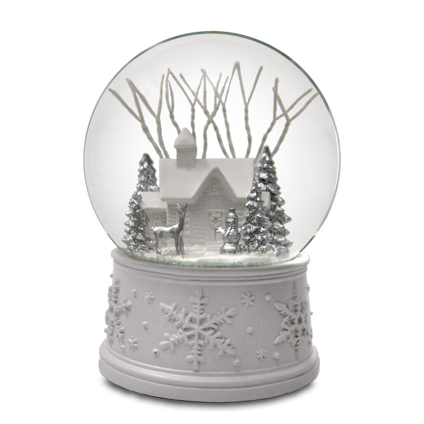  100mm Christmas Snow Globe, Glitter Music Water Snowball,  Snowman, Santa Claus, Music Box, Christmas Decoration, Xmas Gift for  Holiday (Tree&House) : Home & Kitchen