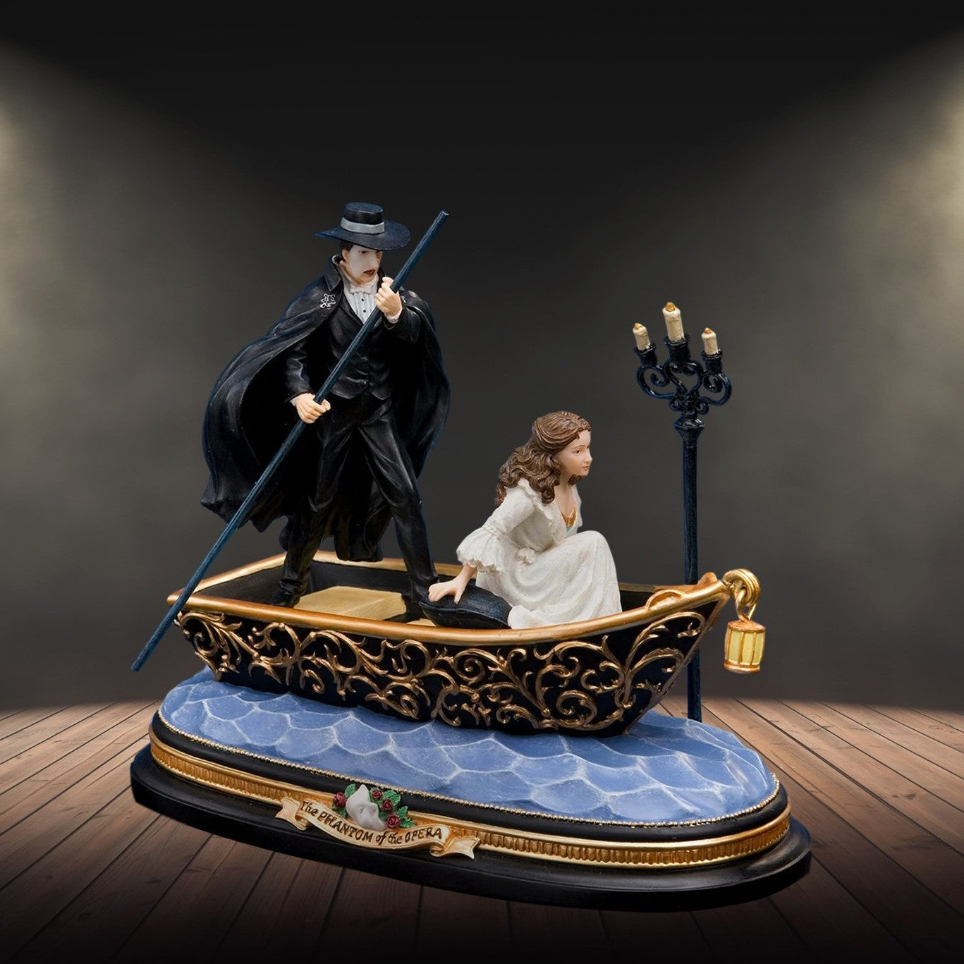 Phantom and Christine Mirror Scene Water Globe by The San Francisco Music  Box Company