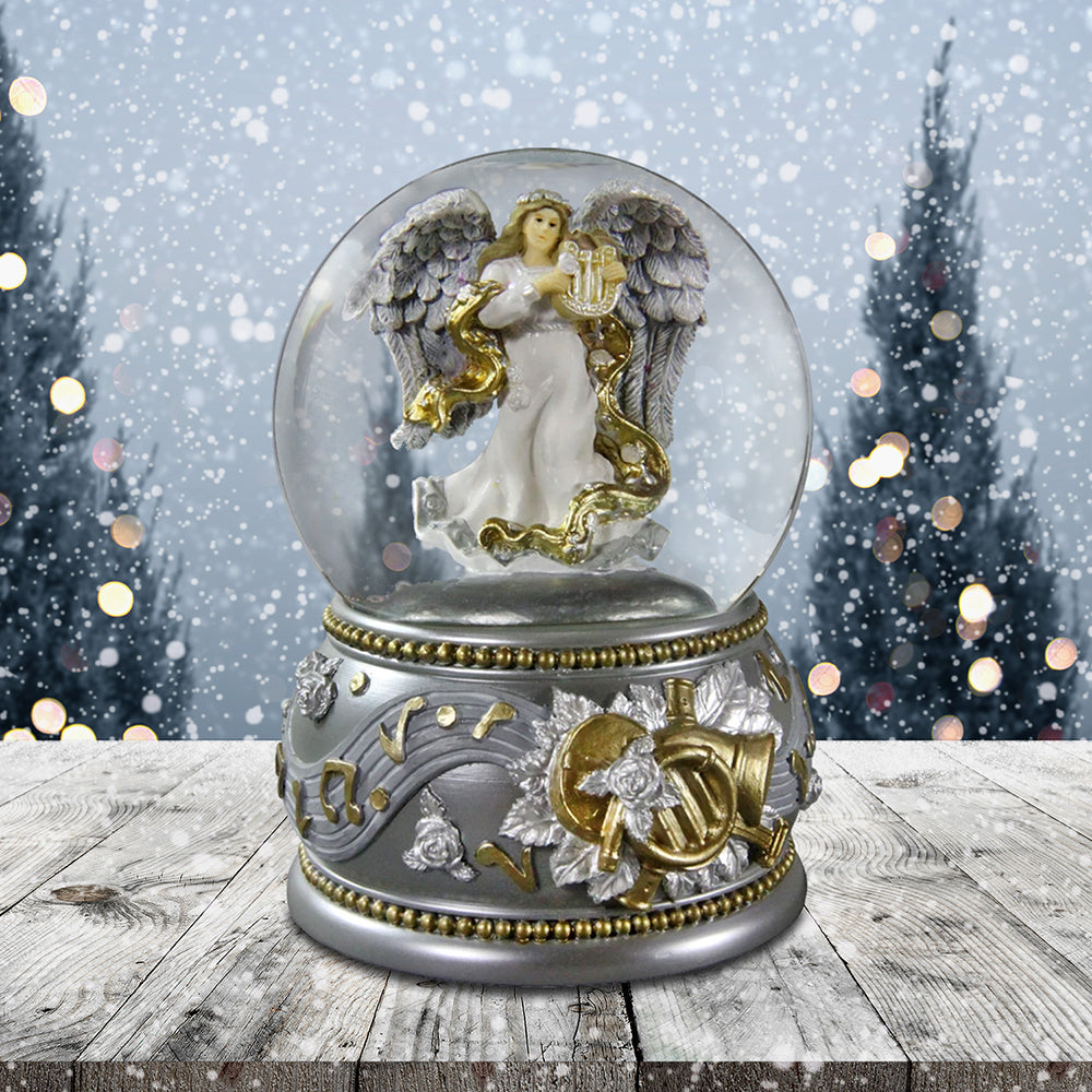 Revolving Angel 100mm WG - San Francisco Music Box Company